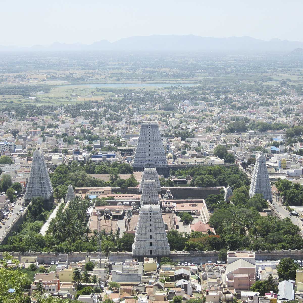 Bild: Blick auf Tempel in Indien